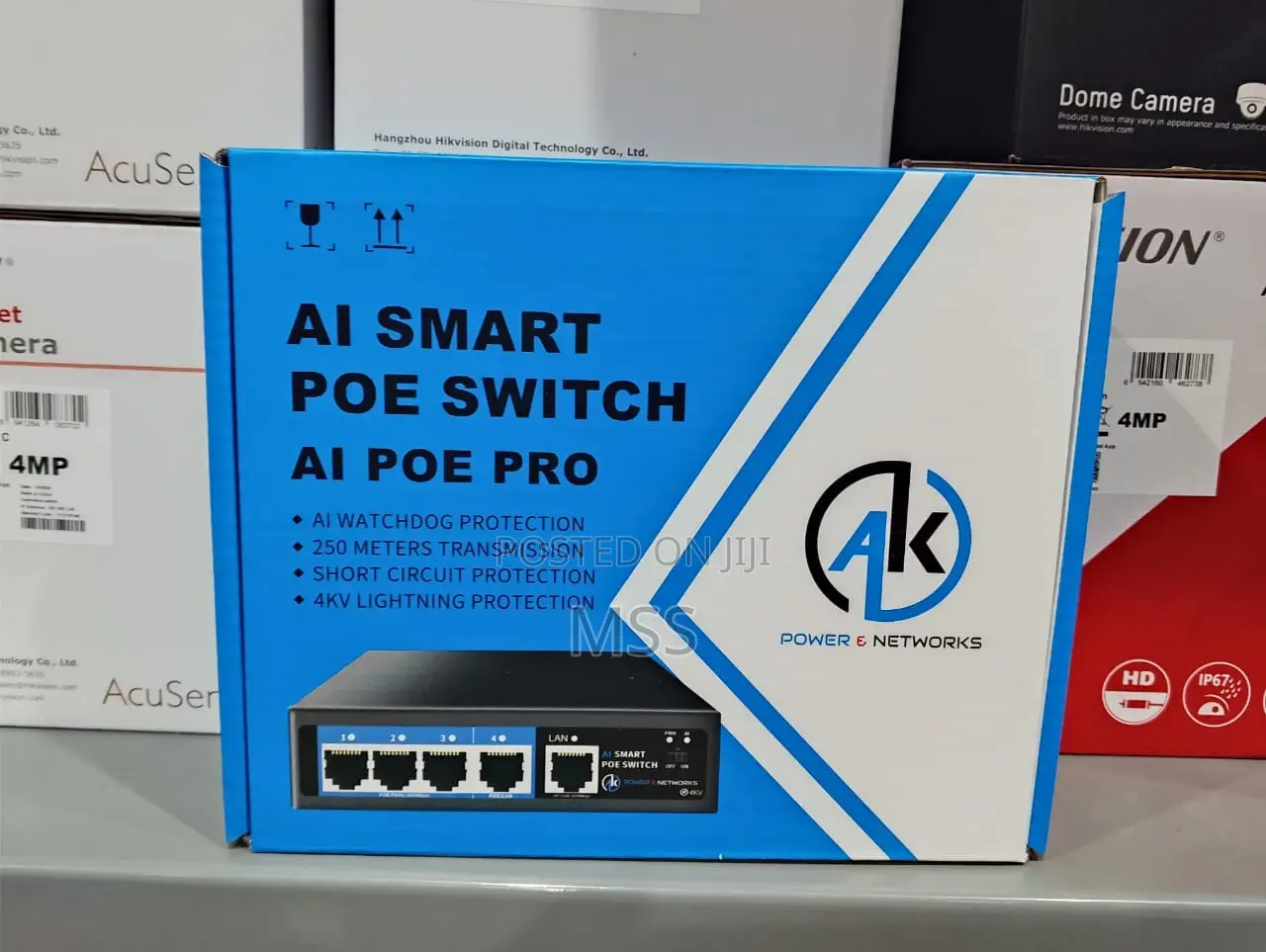 4 Port Poe Switch-Ak Brand
