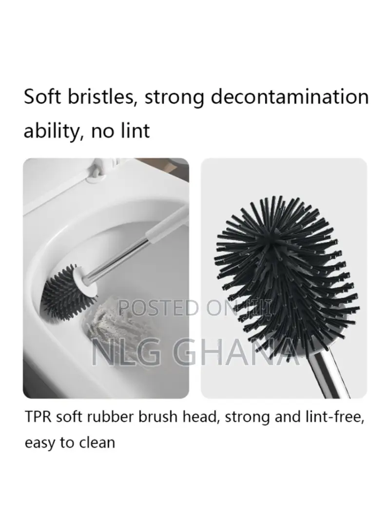 Soft Silicone Toilet Brush With Holder. Tvx26472