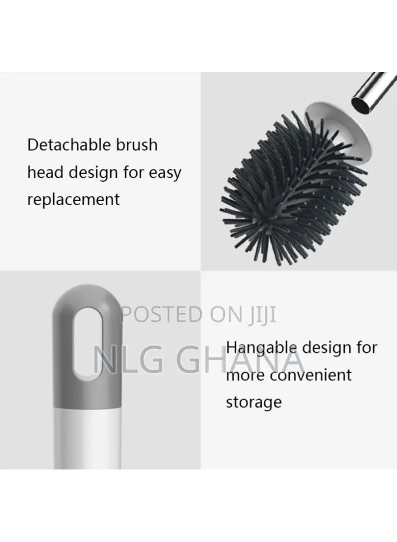 Soft Silicone Toilet Brush With Holder. Tvx26472