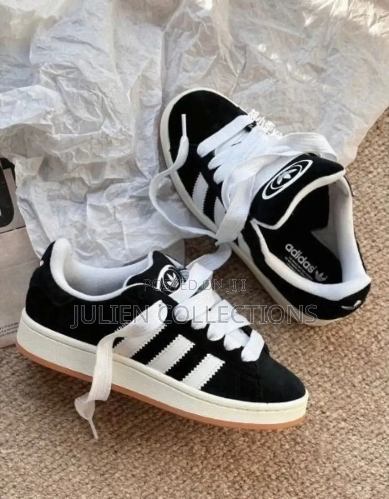 Adidas Campus Ac Black N White