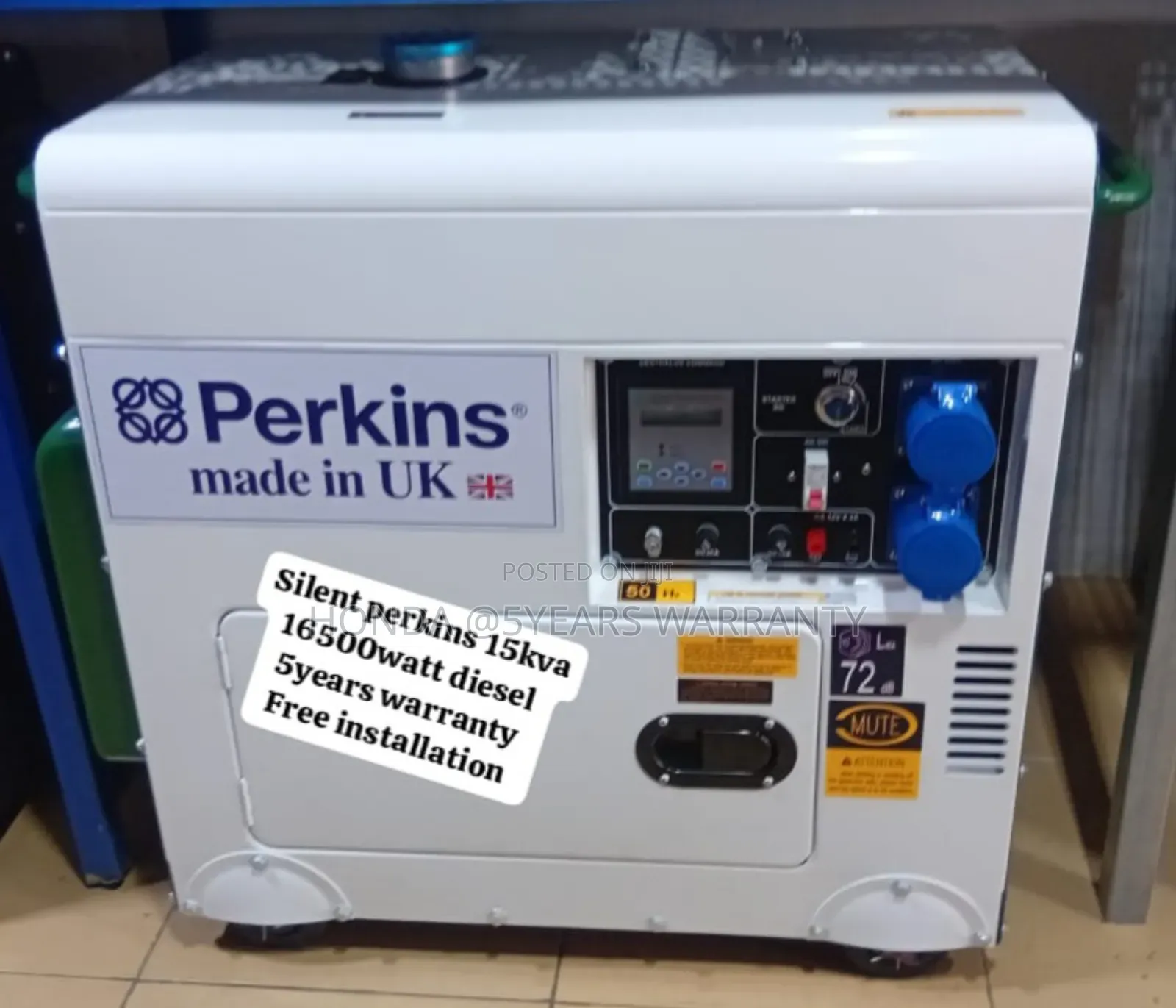 Agricultural Power Perkins 15kva 16500watt Diesel Generator