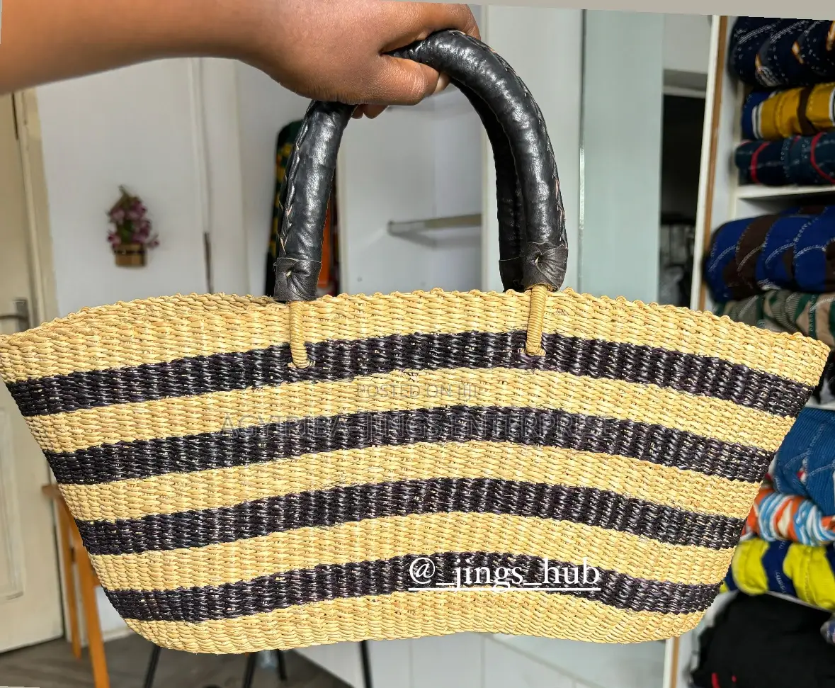 Nude Bolga Handwoven Bag