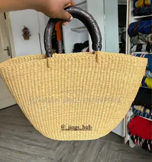 Nude Bolga Handwoven Bag