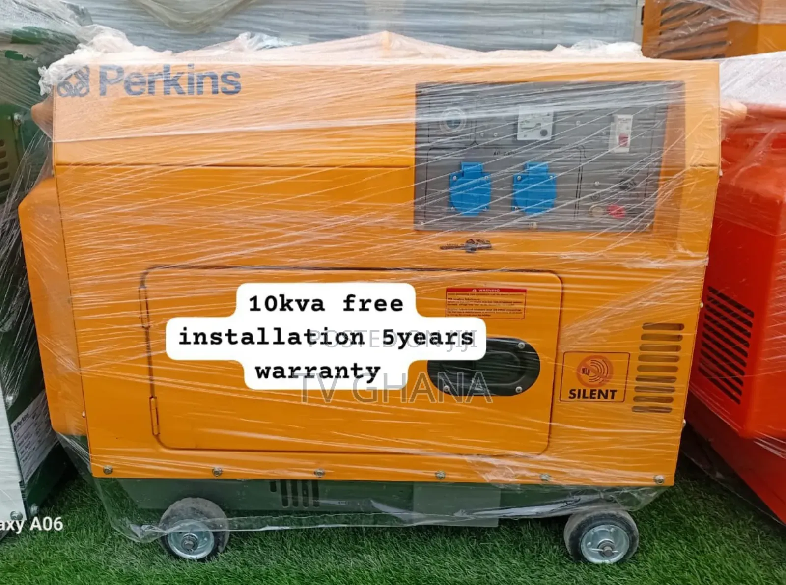 Power In. Your Palm Perkins 10kva Diesel 13000watts Diesel