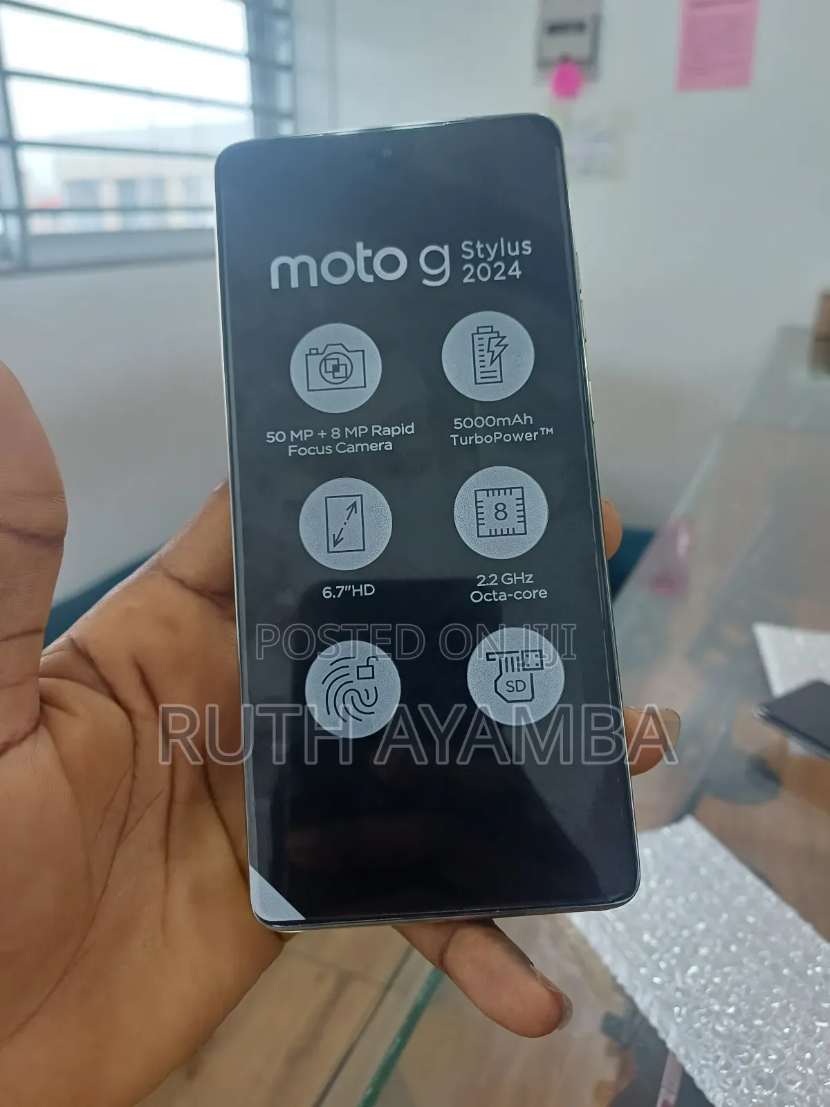 New Motorola Moto G Stylus 5G (2024) 128 GB Gold