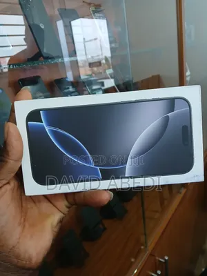 New Apple iPhone 16 Pro Max 256 GB Black