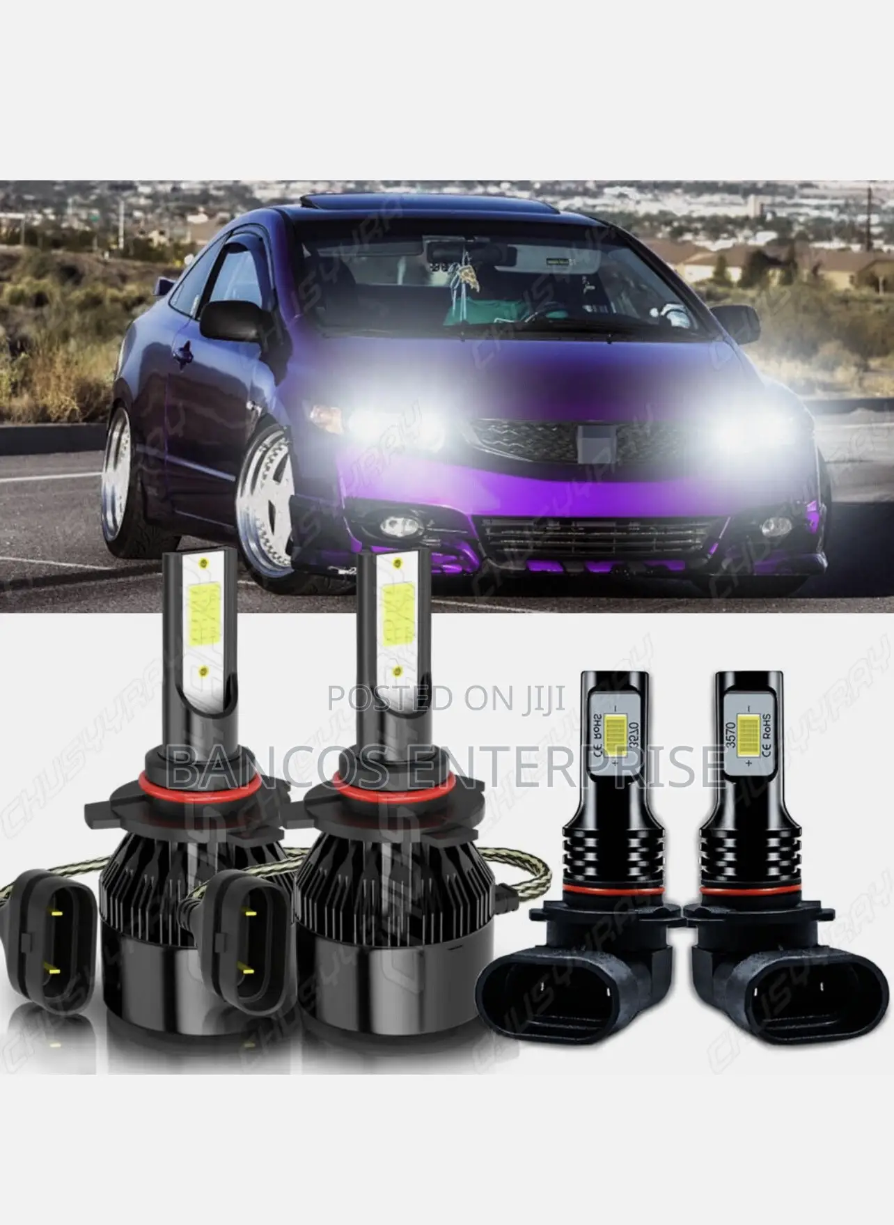 Charger Led Headlight Bulbs