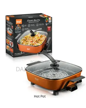 2-in-1 Electric Cooker – Raf Hot Pot With Steamer