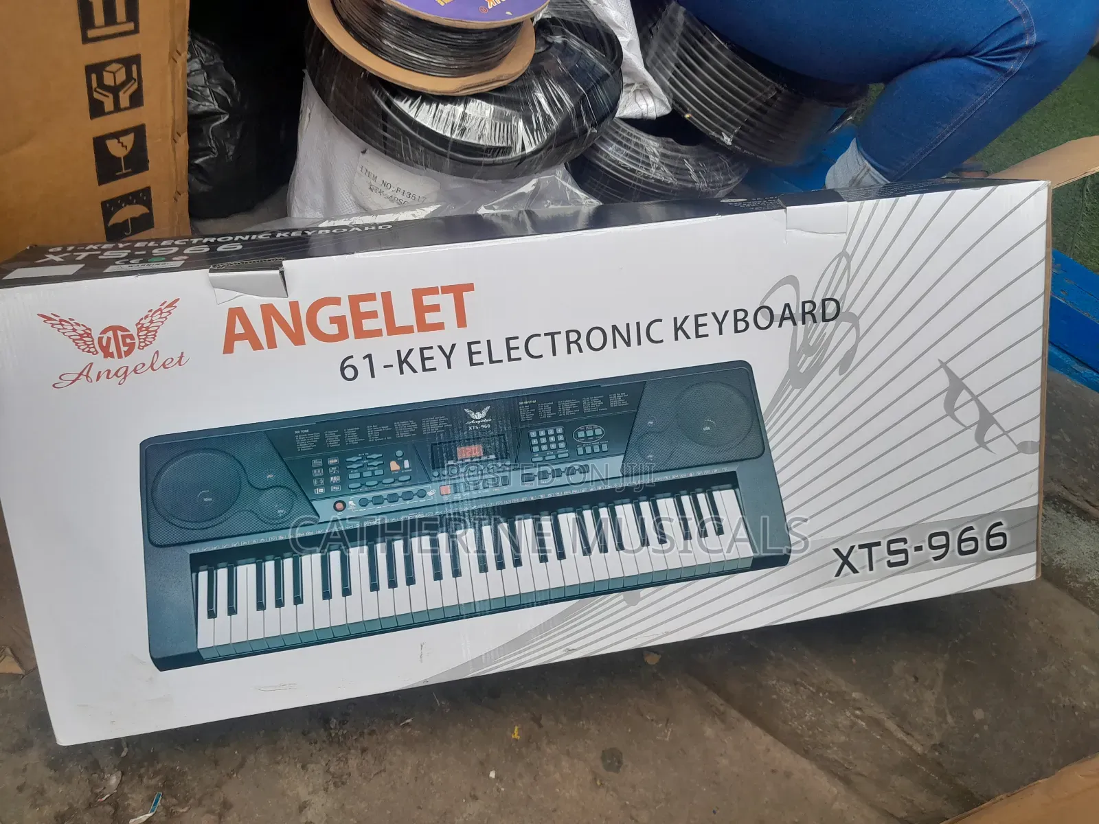 Angelet 61- Keys Electronic Keyboard