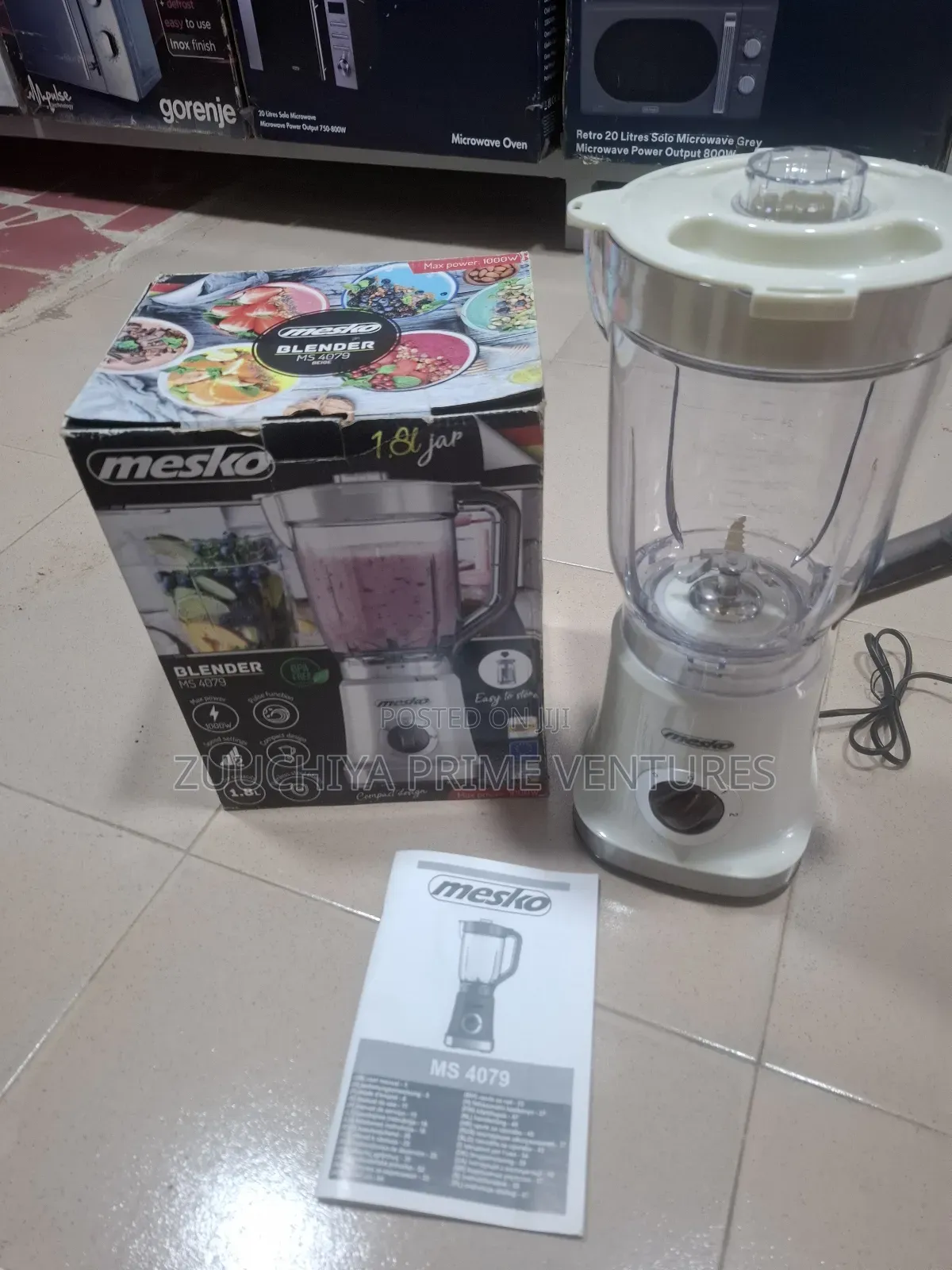 Mesko Plastic Blender 1000w Germany 