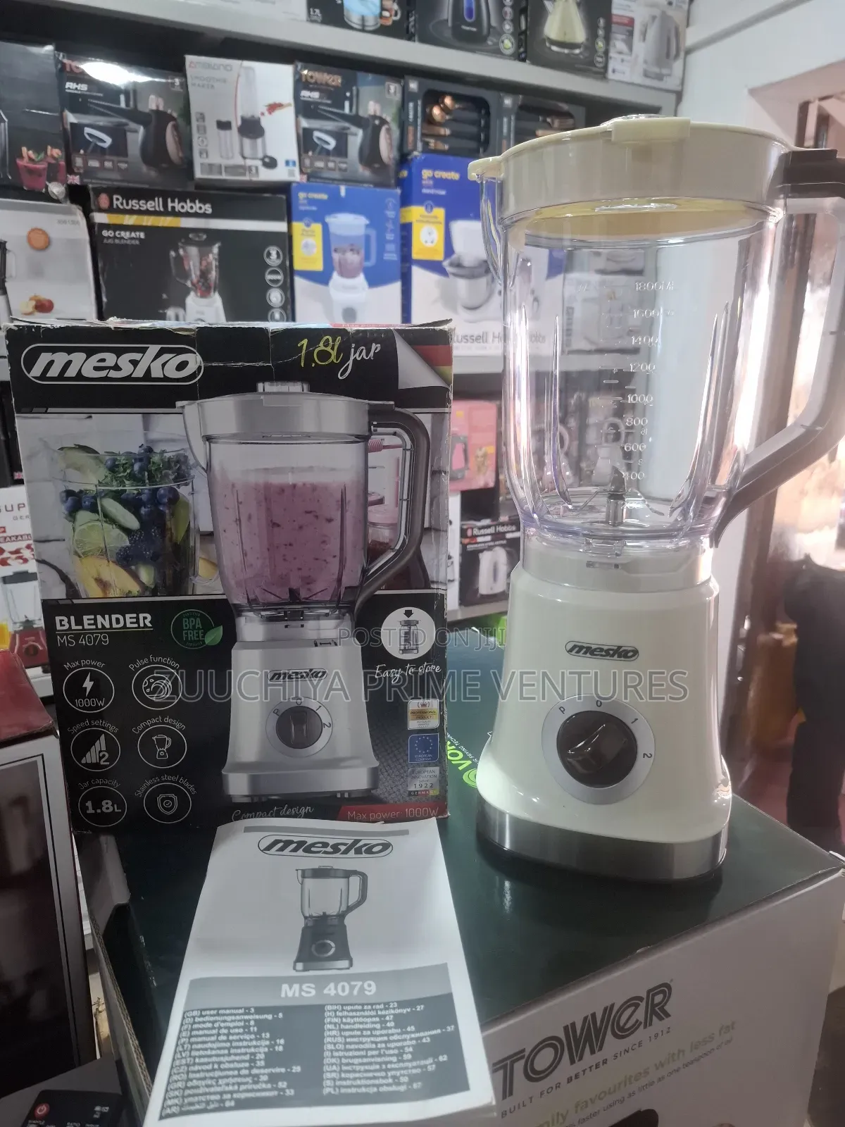 Mesko Plastic Blender 1000w Germany 