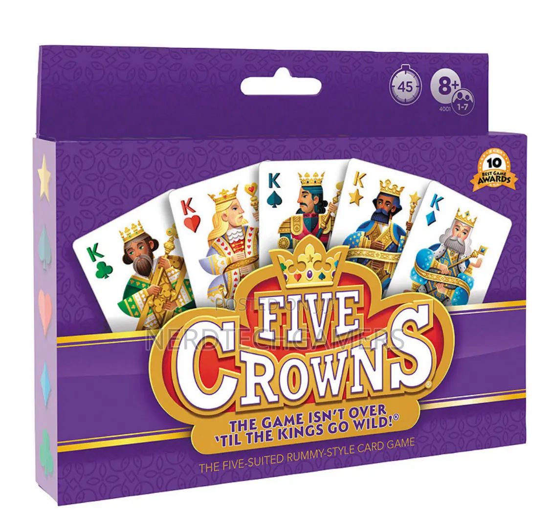 Five Crowns, the Five‐Suited Rummy‐Style Card Game.