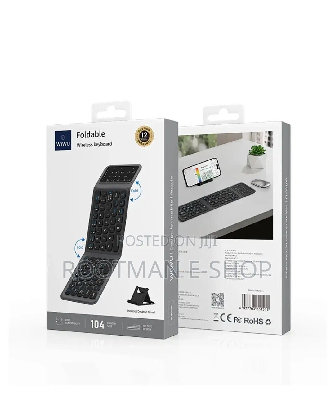 Wiwu FMK-05 Foldable Wireless Keyboard