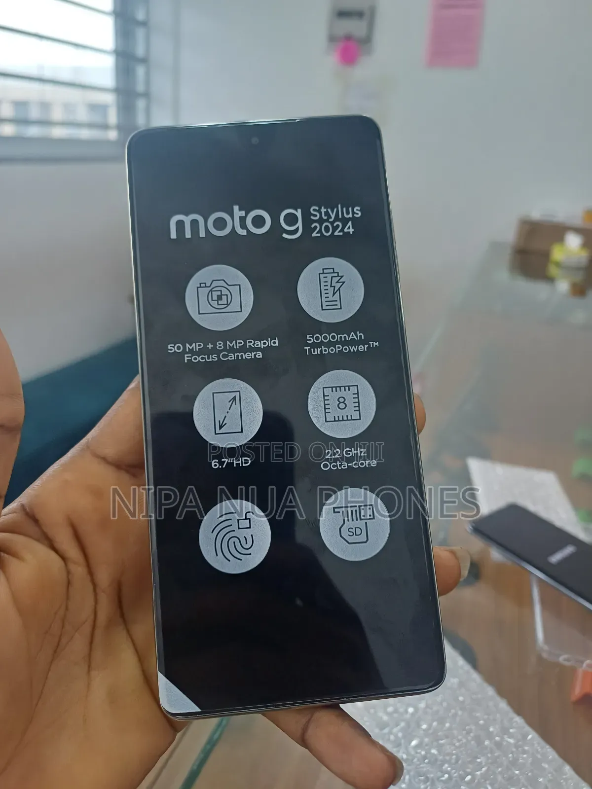 New Motorola Moto G Stylus 5G (2024) 128 GB Gold