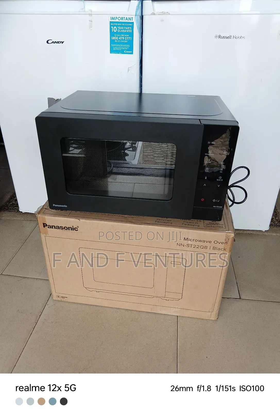 Panasonic Touchscreen Microwave 20l - Uk