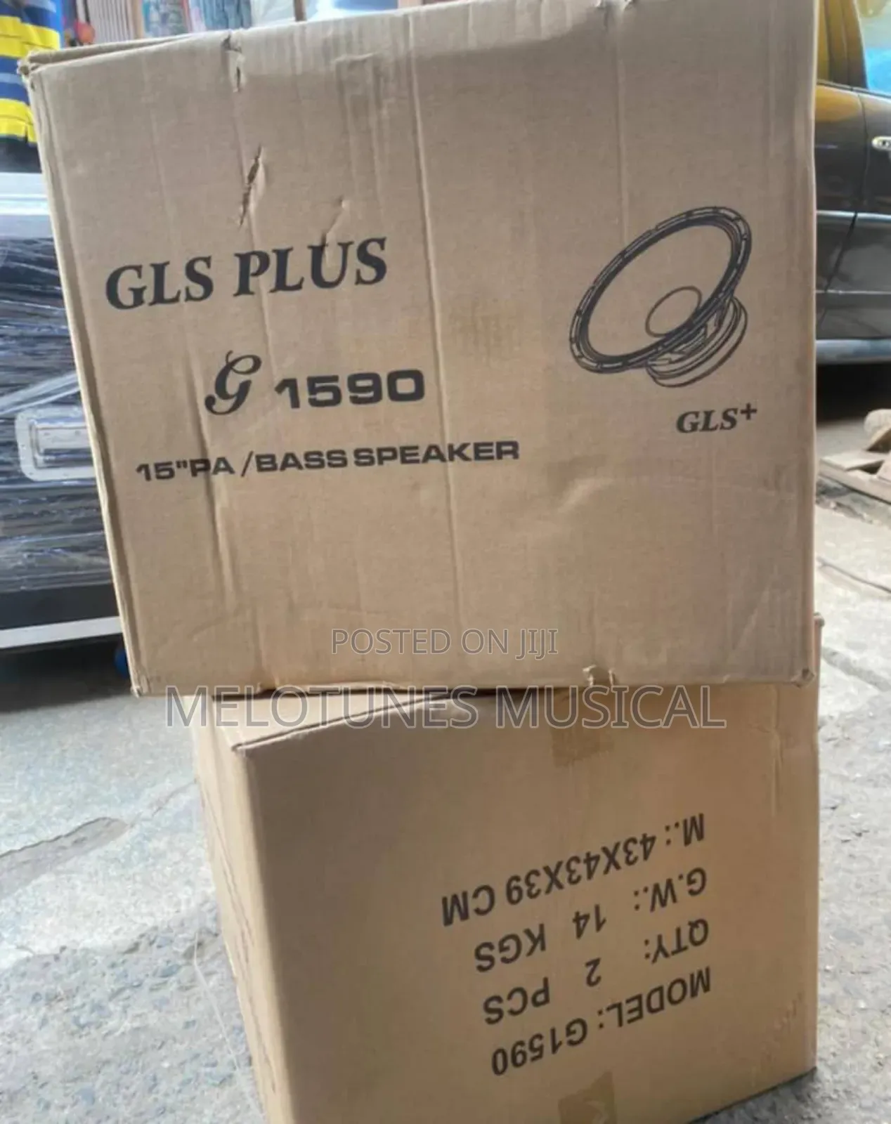 GLS 15inches G1590 1200watt Naked Speakers (1pair)