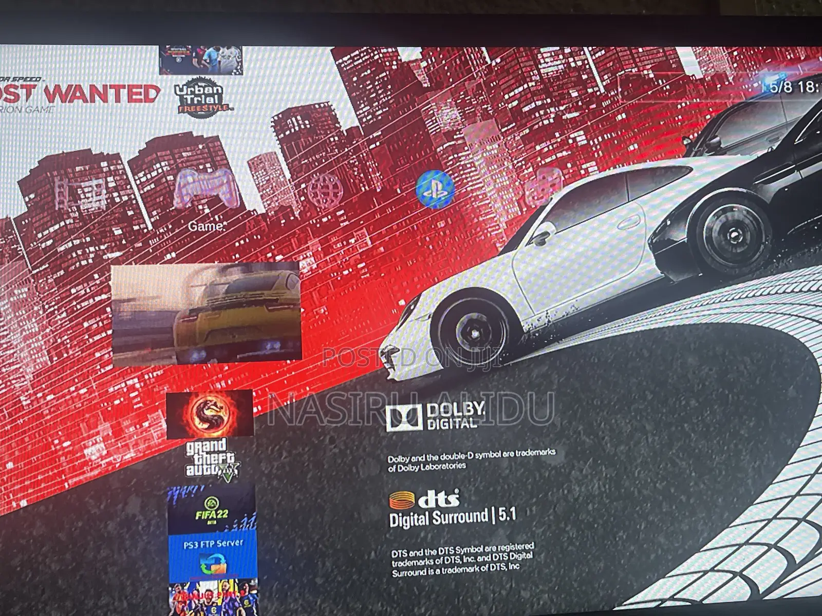 Home Use Ps3 With 5 Games