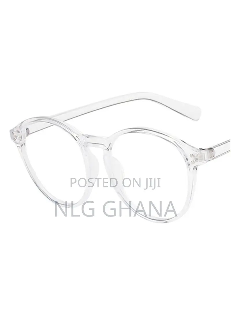 Round Frame Glasses Metal Hinge Blue Light Blocking.