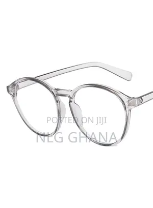 Round Frame Glasses Metal Hinge Blue Light Blocking.