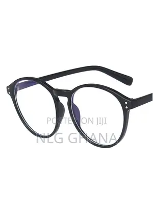 Round Frame Glasses Metal Hinge Blue Light Blocking.