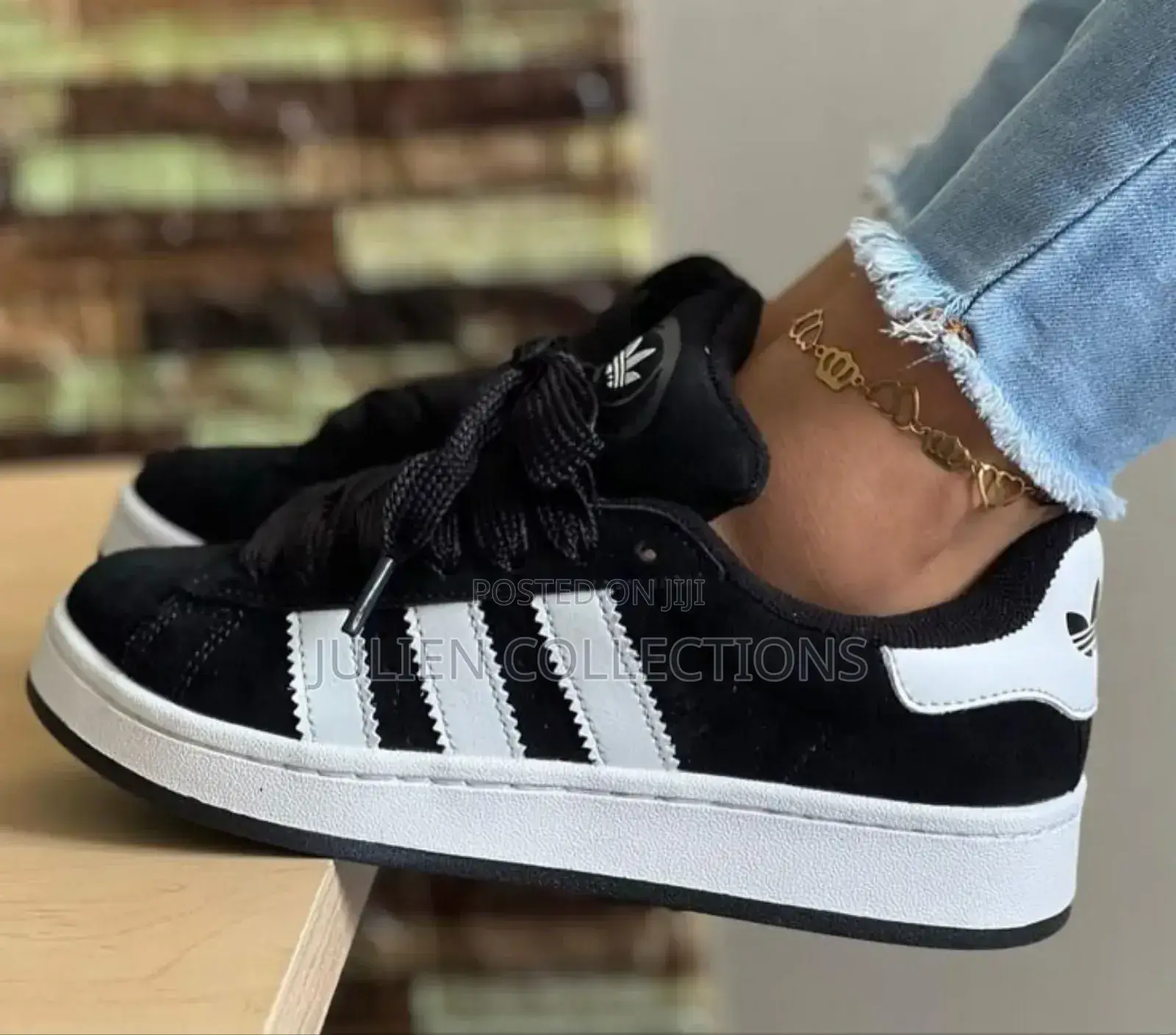 Adidas Campus Ac Suede Blackwhite