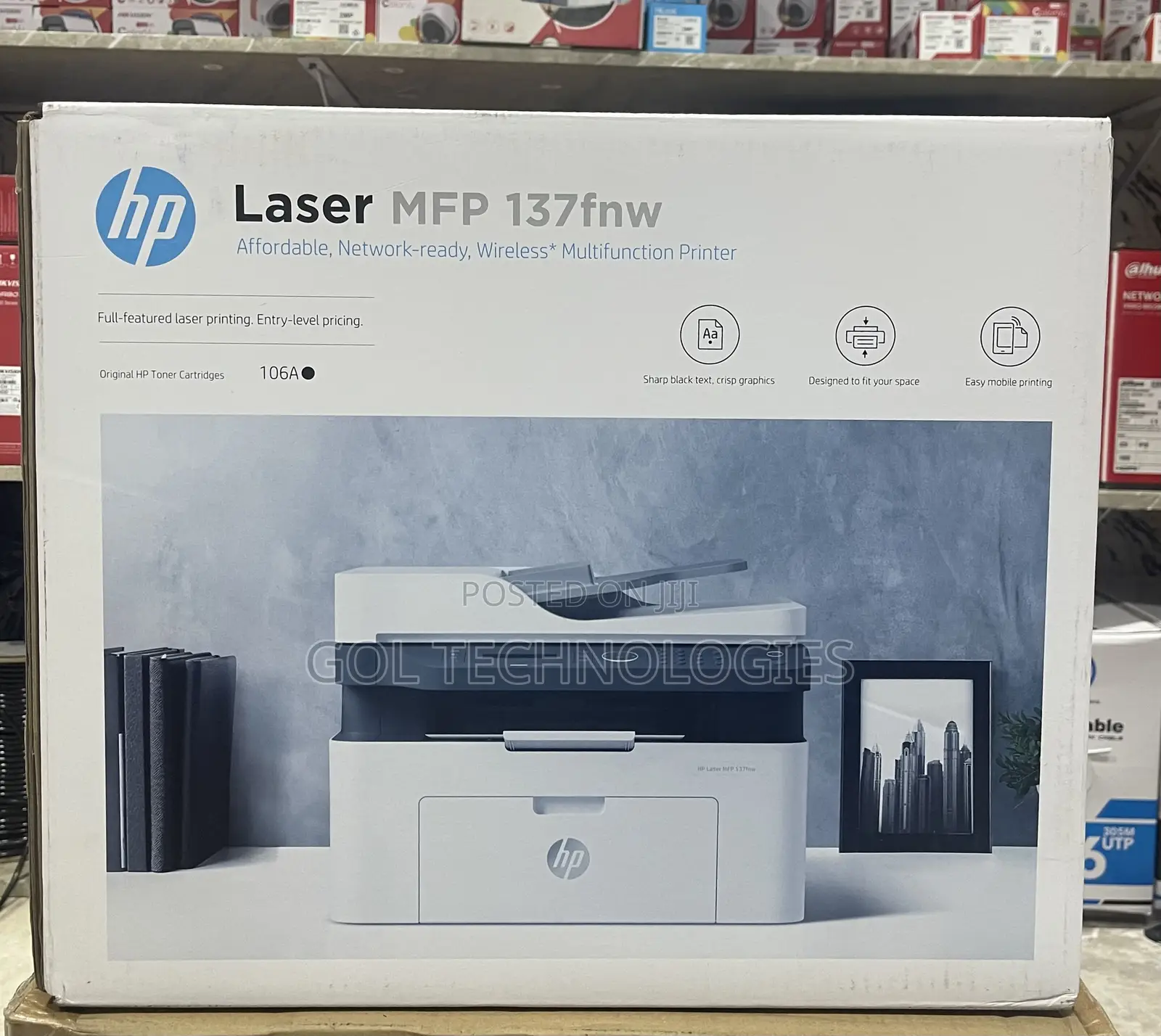 Hp Laser MFP 137fnw All in 1 Multifunction Wireless Printer