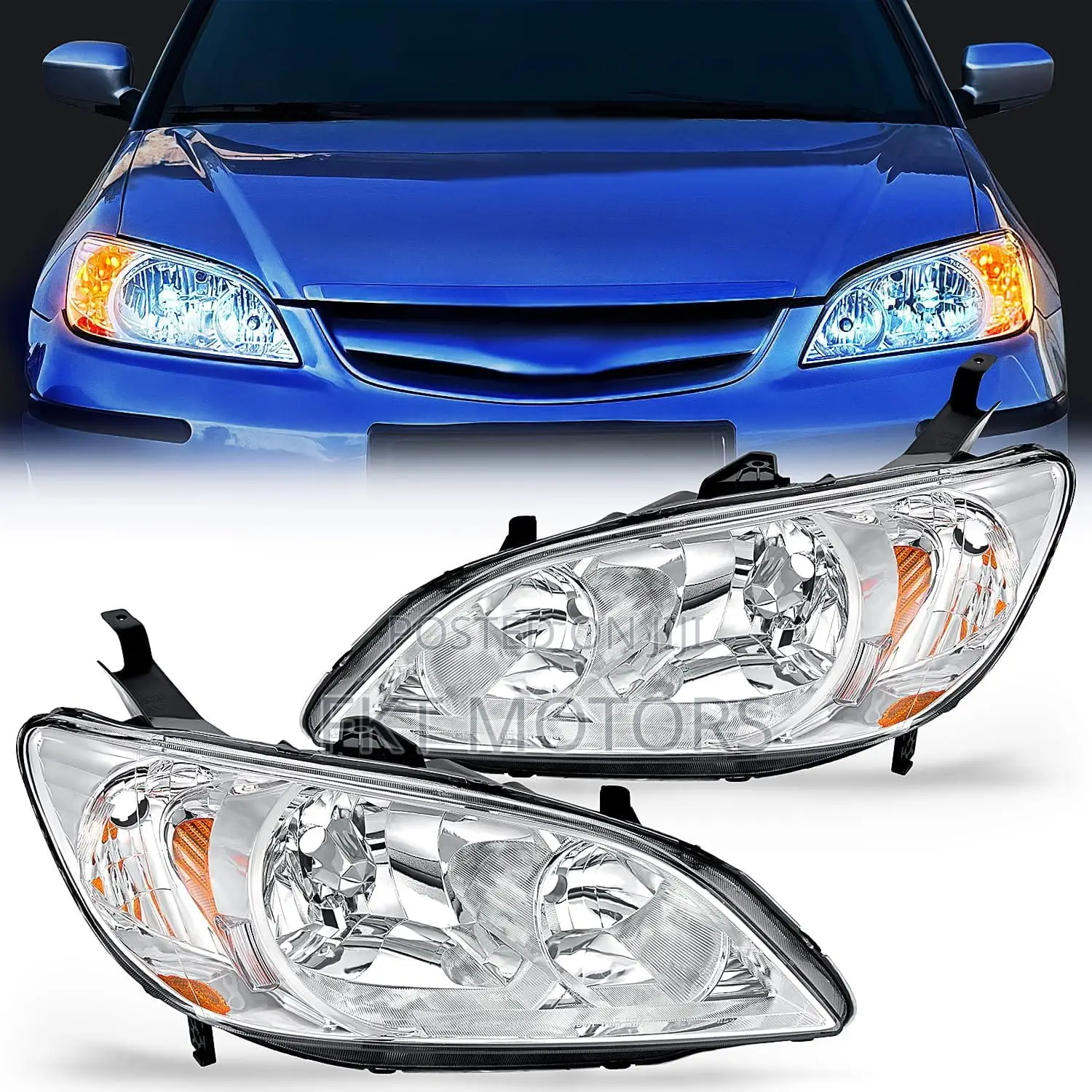 Honda Civic Headlight 2002,2003,2004,2005,2006,2007