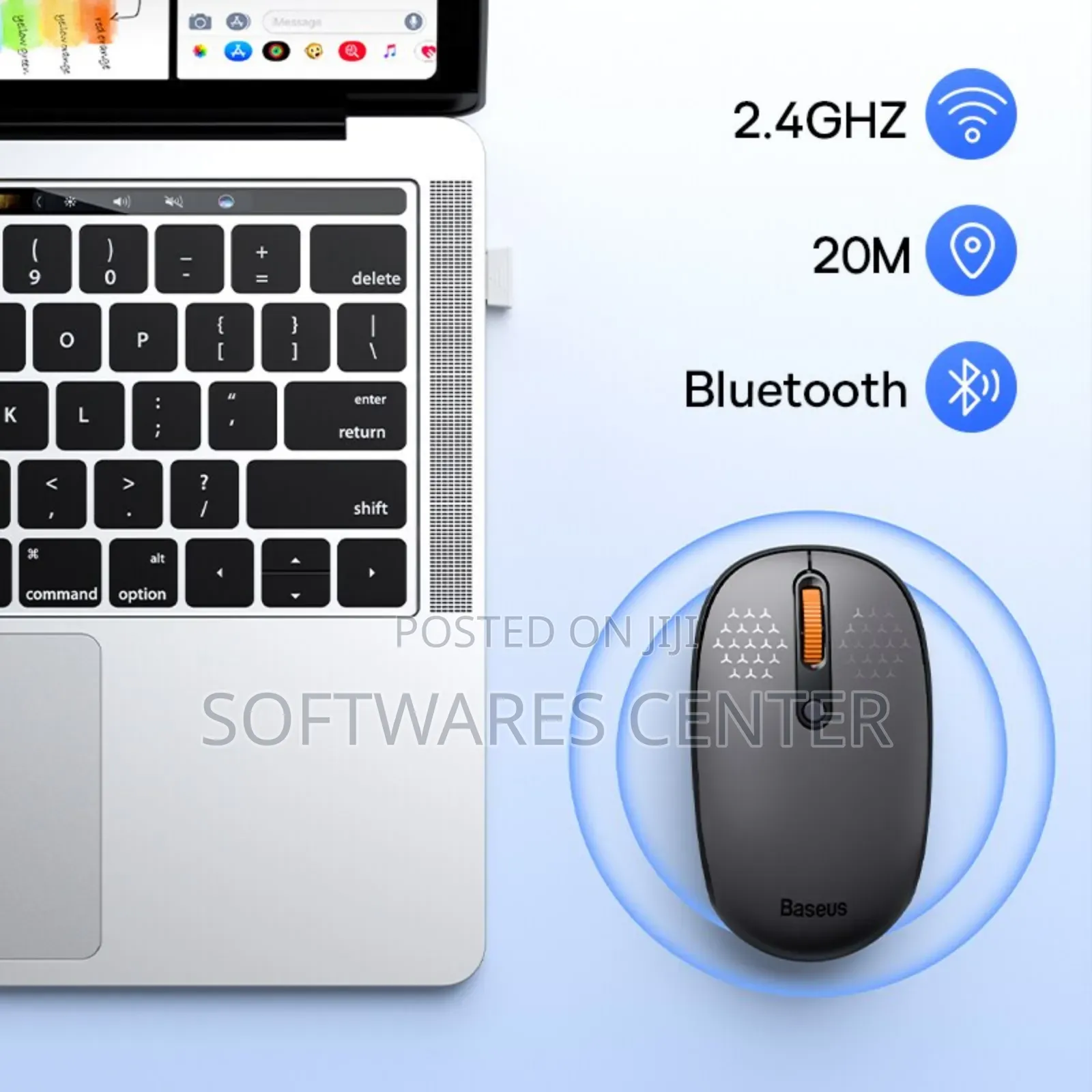 F01b Mouse With Tri-Mode (Works on 3 Devices)