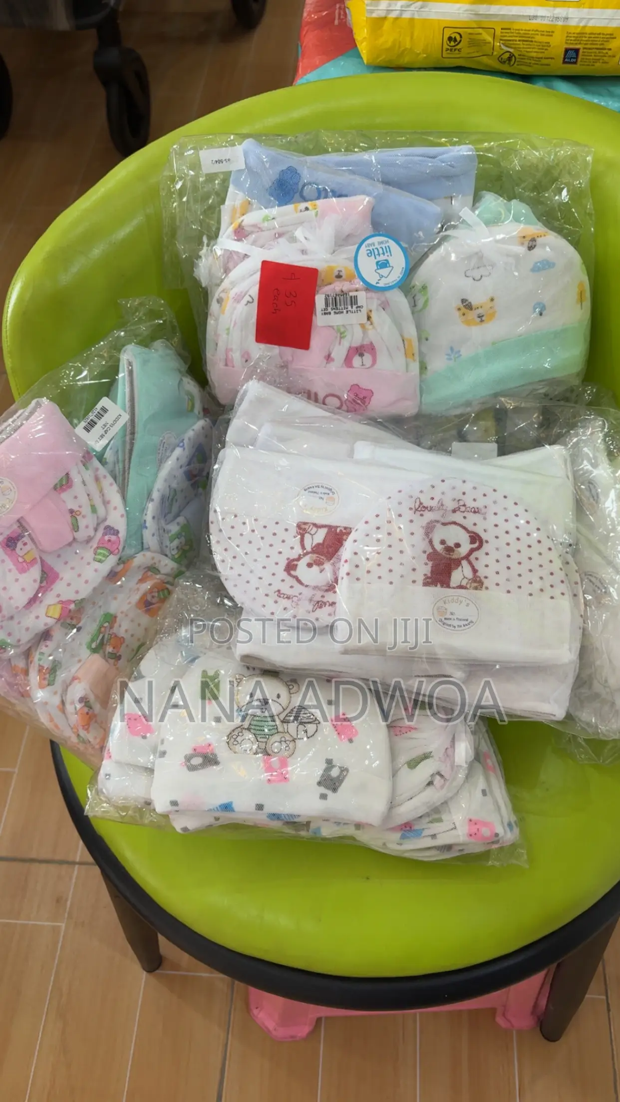 Baby Hat and Mittens Set