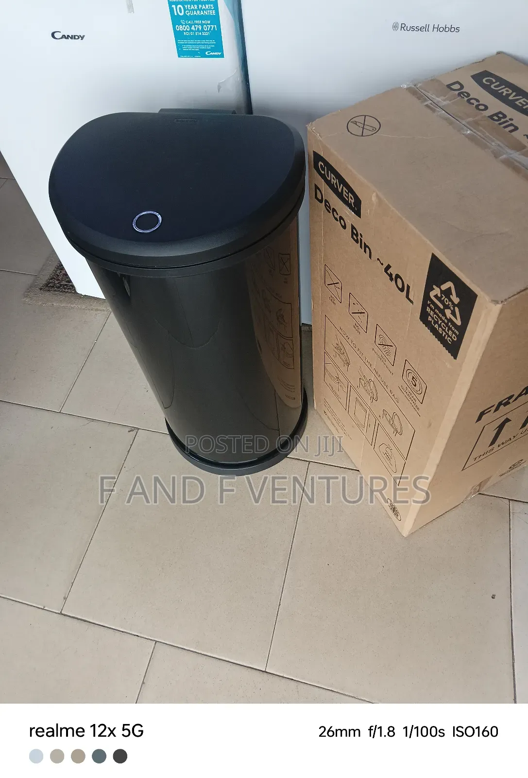 Deco Curve Bin 40l - Uk