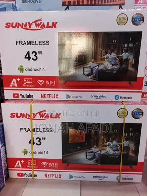 Sunny Walk Framrless 43inch Smart Google Android 11 Smart Tv