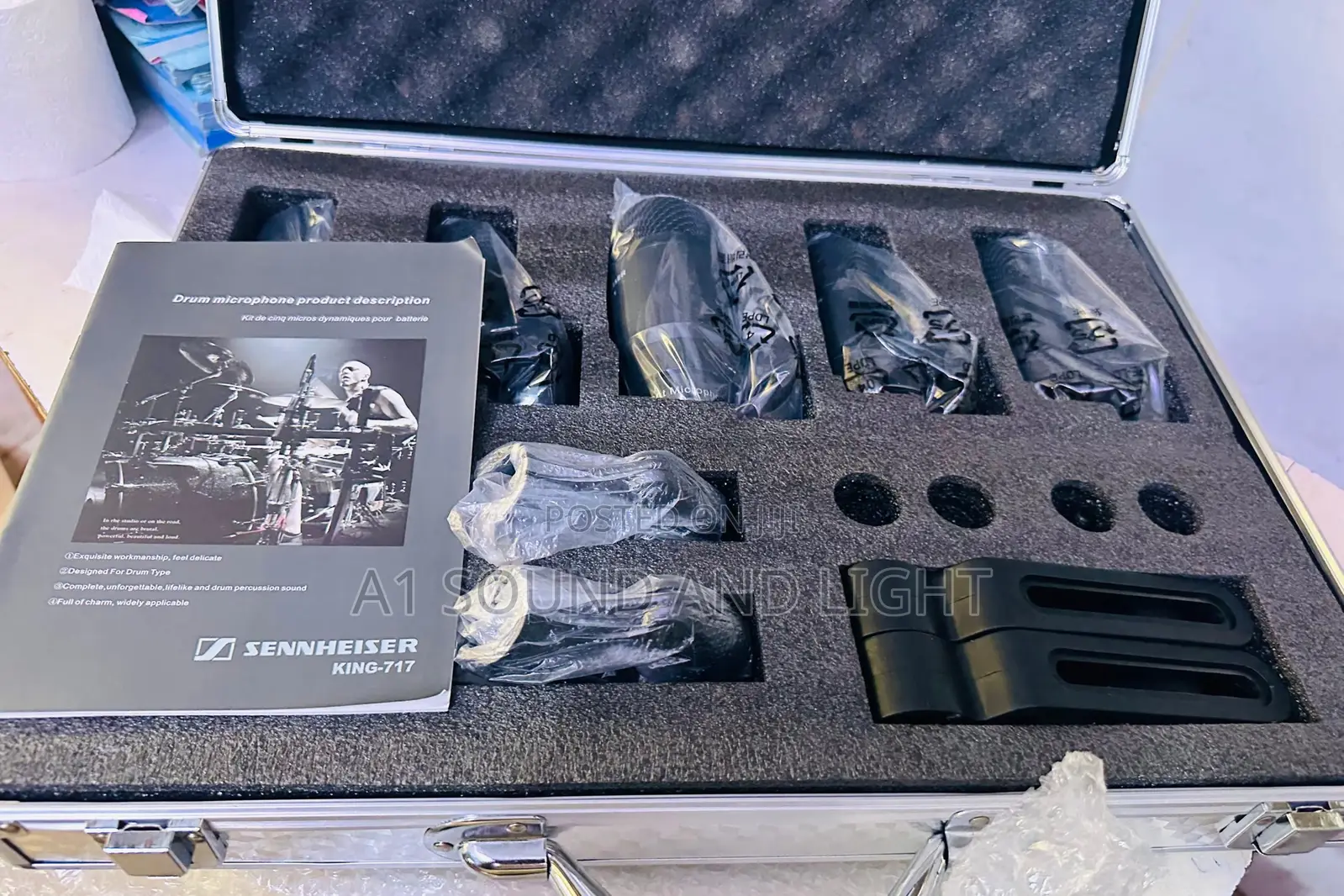 Sennheiser King - 717 7 Pcs Drum Microphone Set