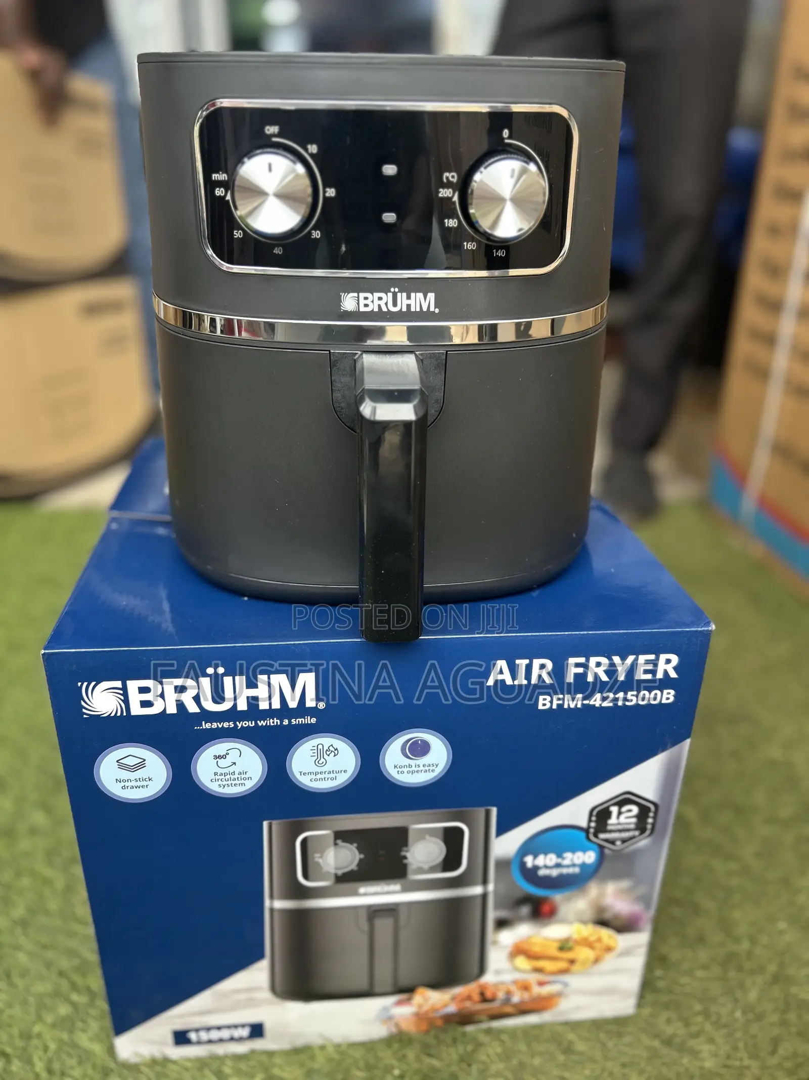 Bruhm Airfryer Bfe421500b Black