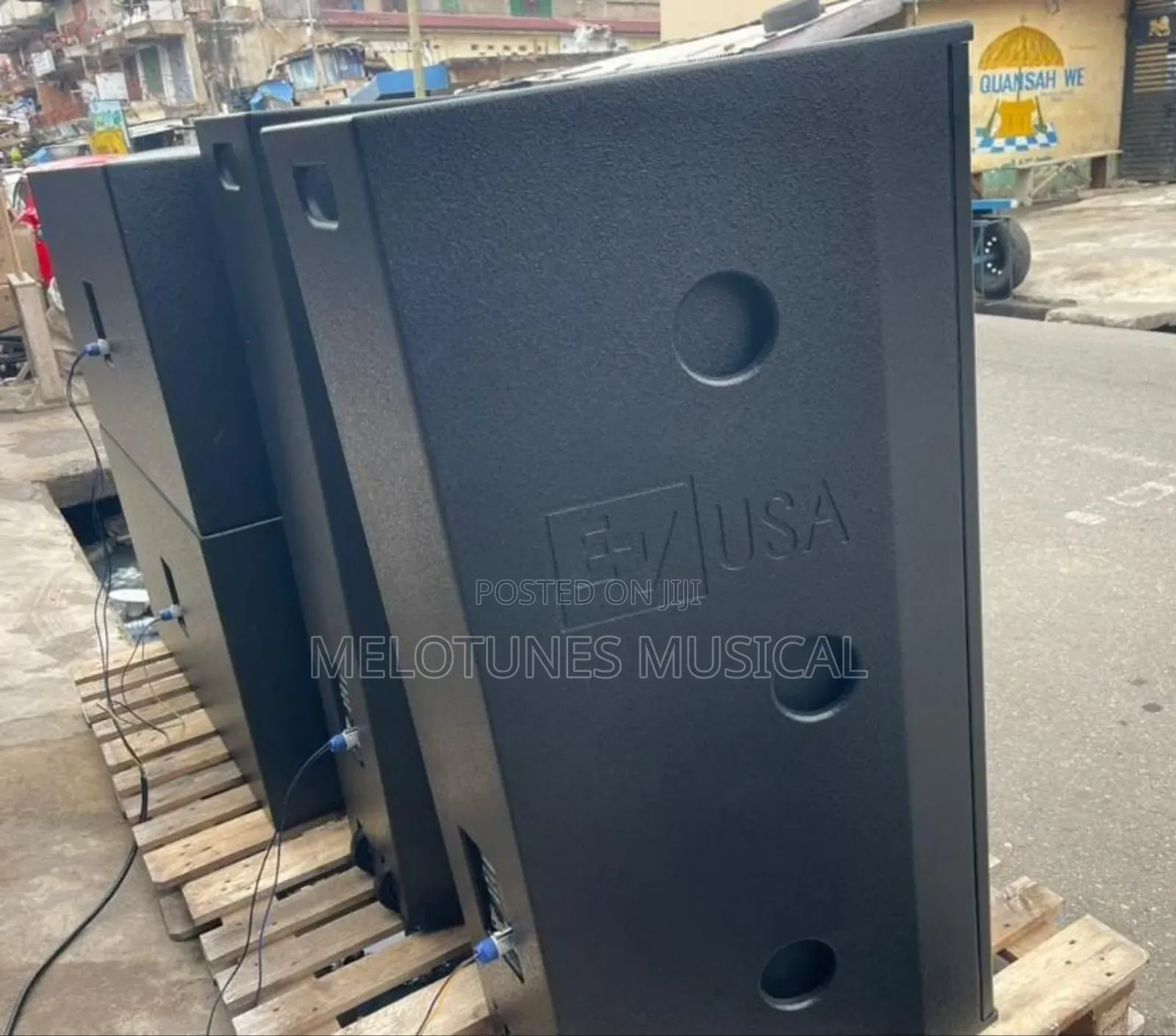 Electro-Voice (Ev) Full Range and Double Bass Speakers