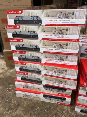 Decakila 2 Burner Glass Burner