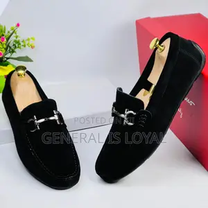 Salvatore Ferragamo Suede Men Loafers