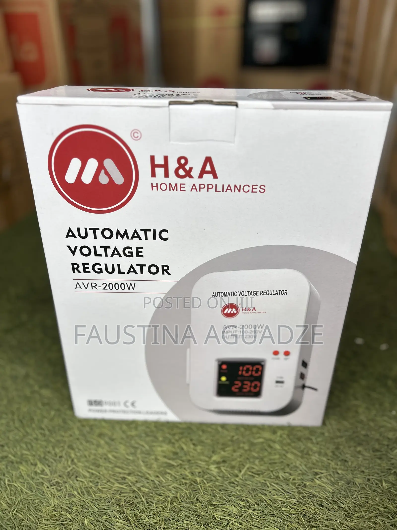 Decakila Wall Mount Voltage Stabilizer 2000 Watts