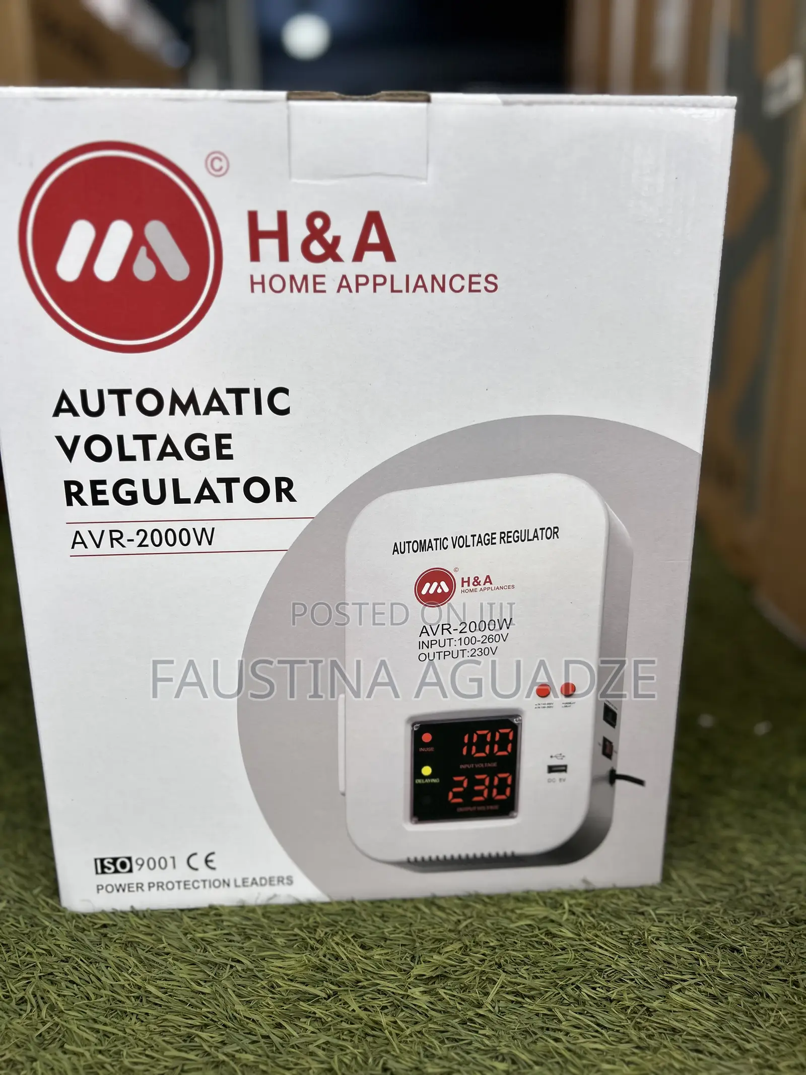 Decakila Wall Mount Voltage Stabilizer 2000 Watts