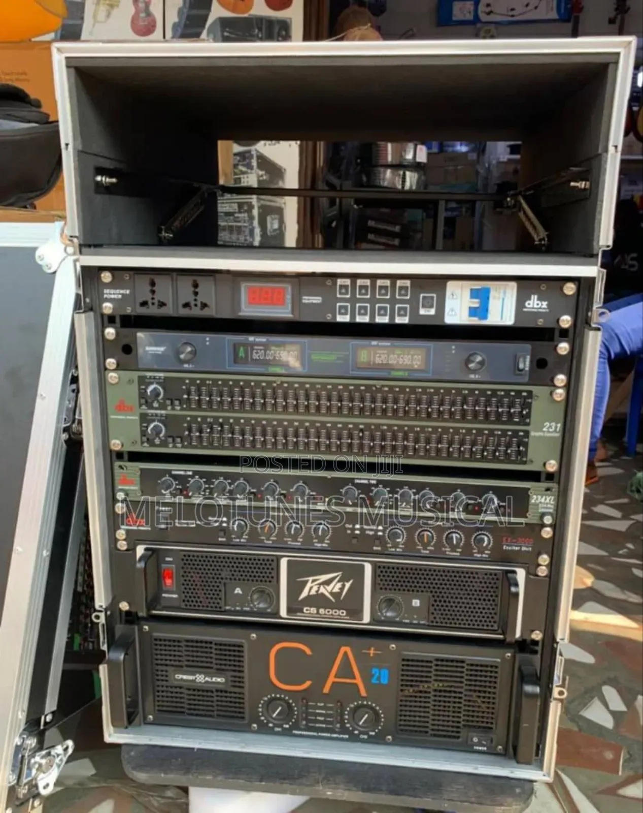 Fully Arranged Amplifier Rack Set for Speakers