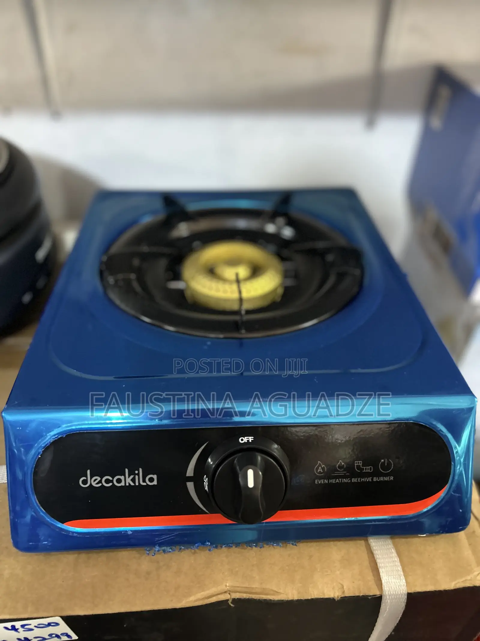 Decakila Single Burner Stove Stainless