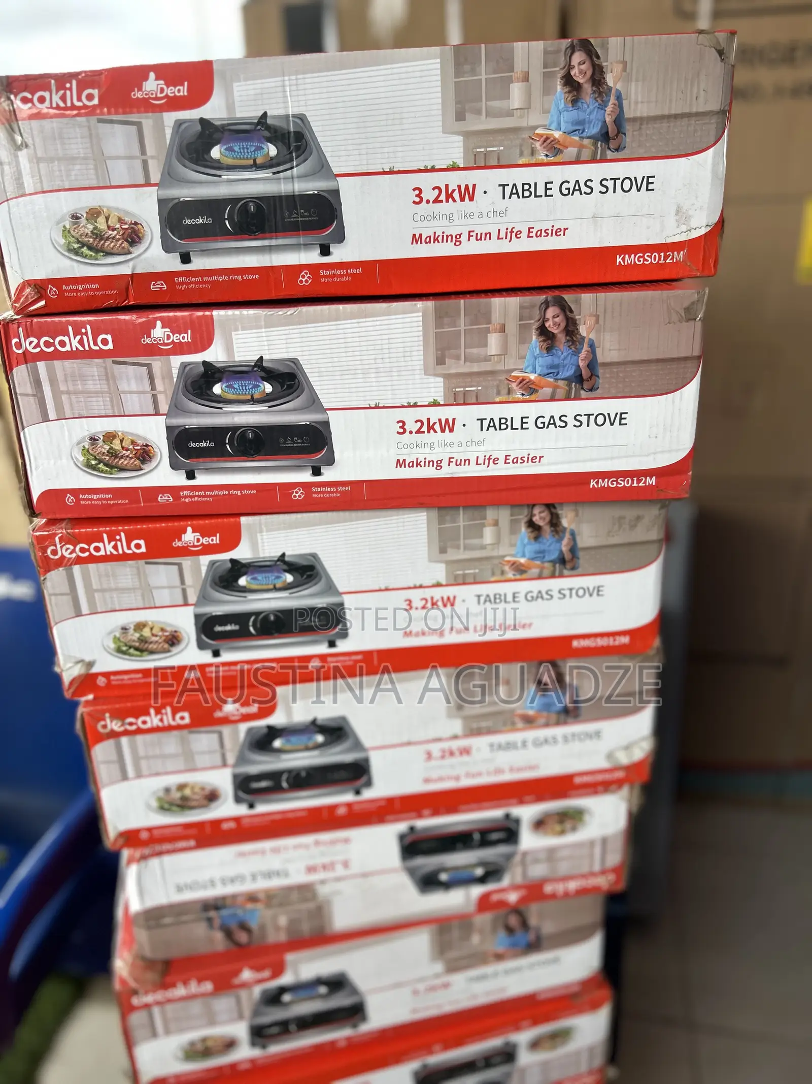 Decakila Single Burner Stove Stainless