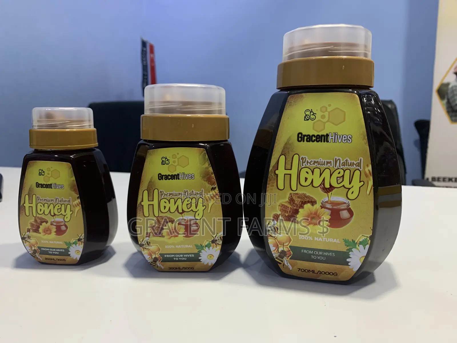 350ml/500g Gracent Hives Premium Natural Honey