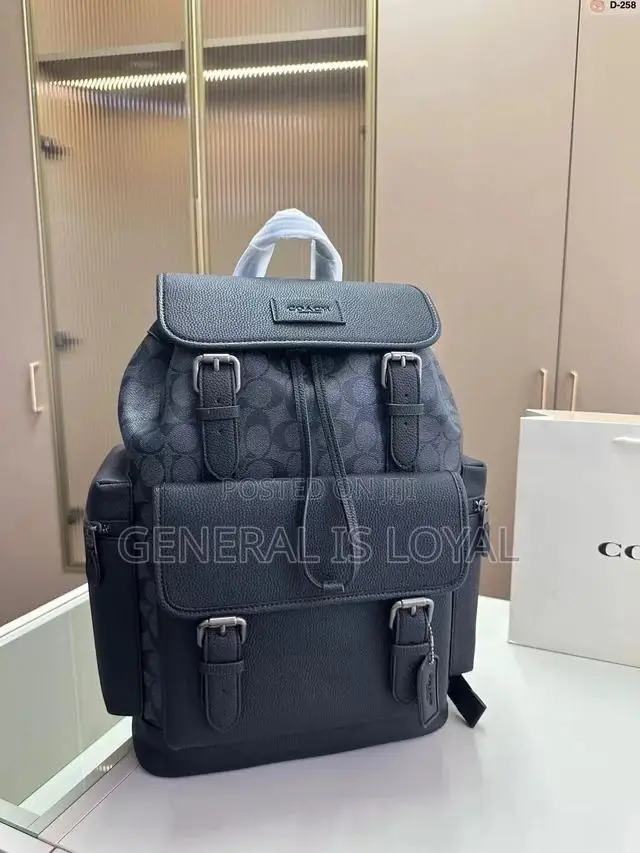 Coach Backpack Black Color
