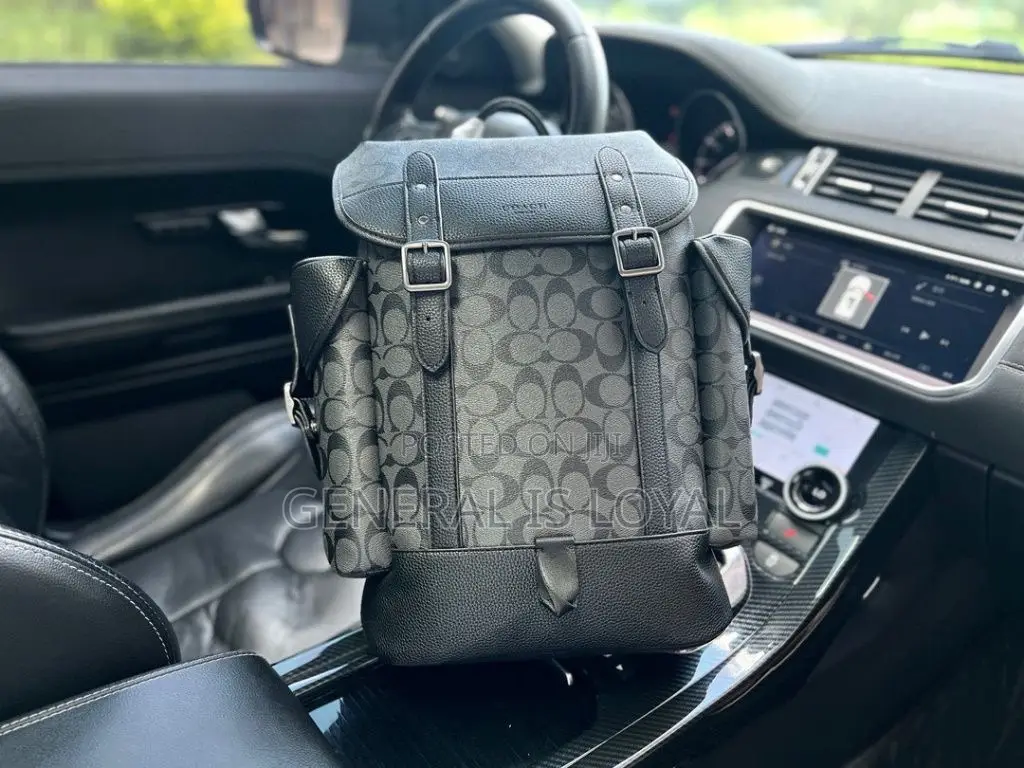 Coach Backpack Black Color