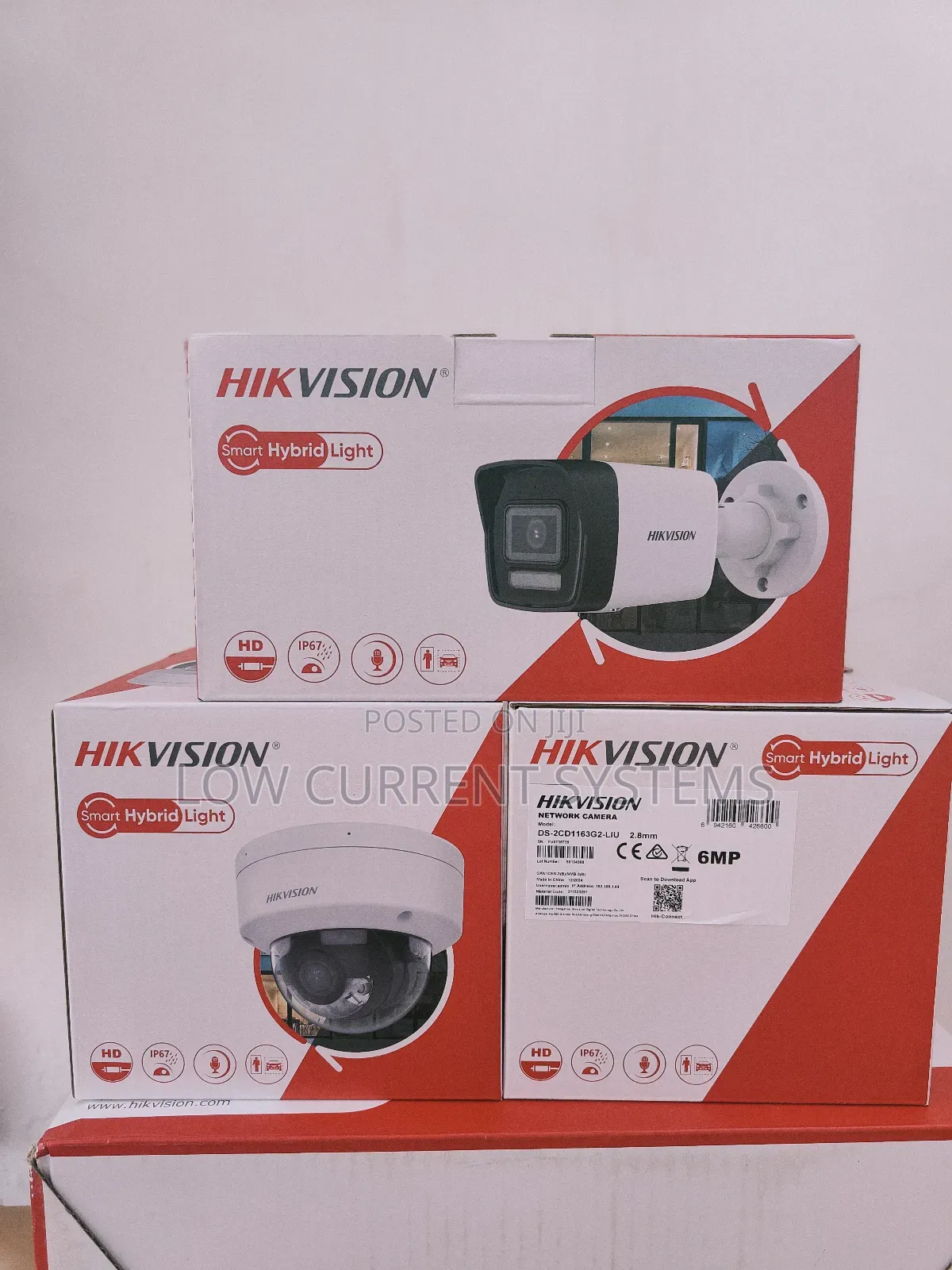 Hikvision 6mp Ip Camera Ds-2cd1063g2-Liu(F) Bullet and Dome