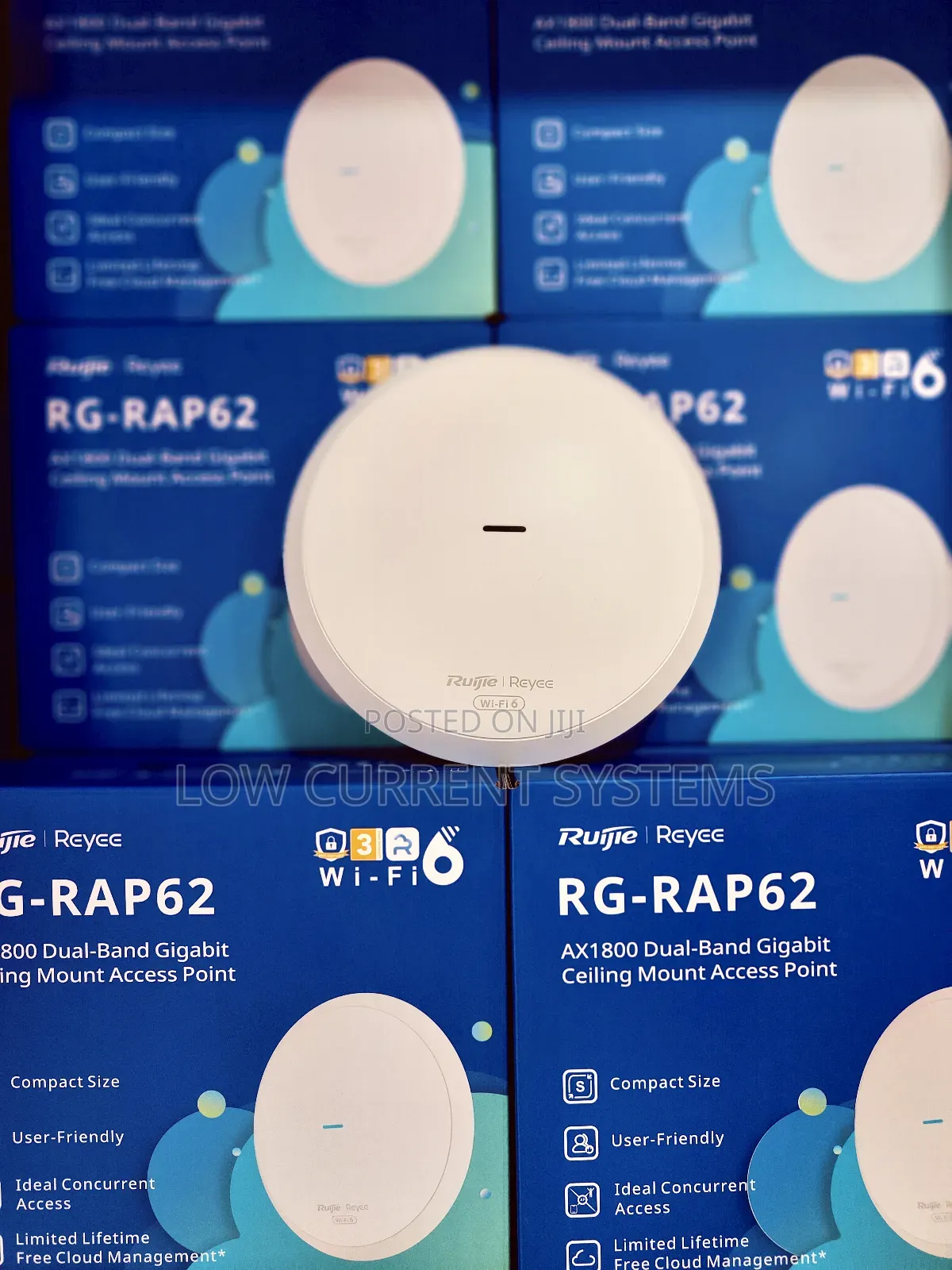 Ruijie Access Point Wifi 6 Ceiling Ap Ax1800 Rg-Rap62