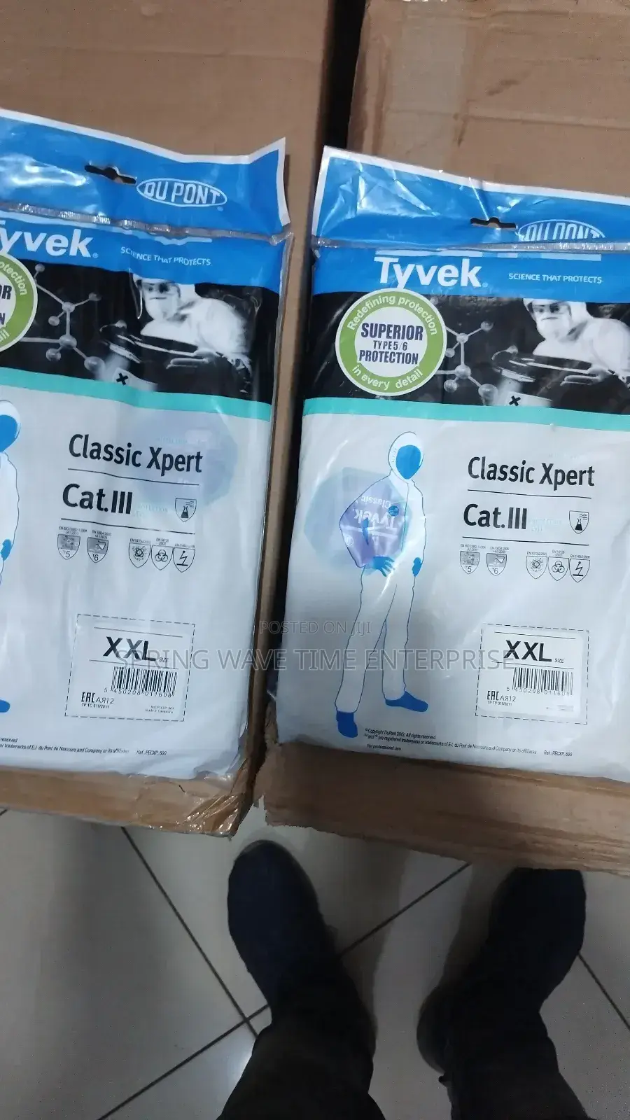 Tyvek Disposable Coverall