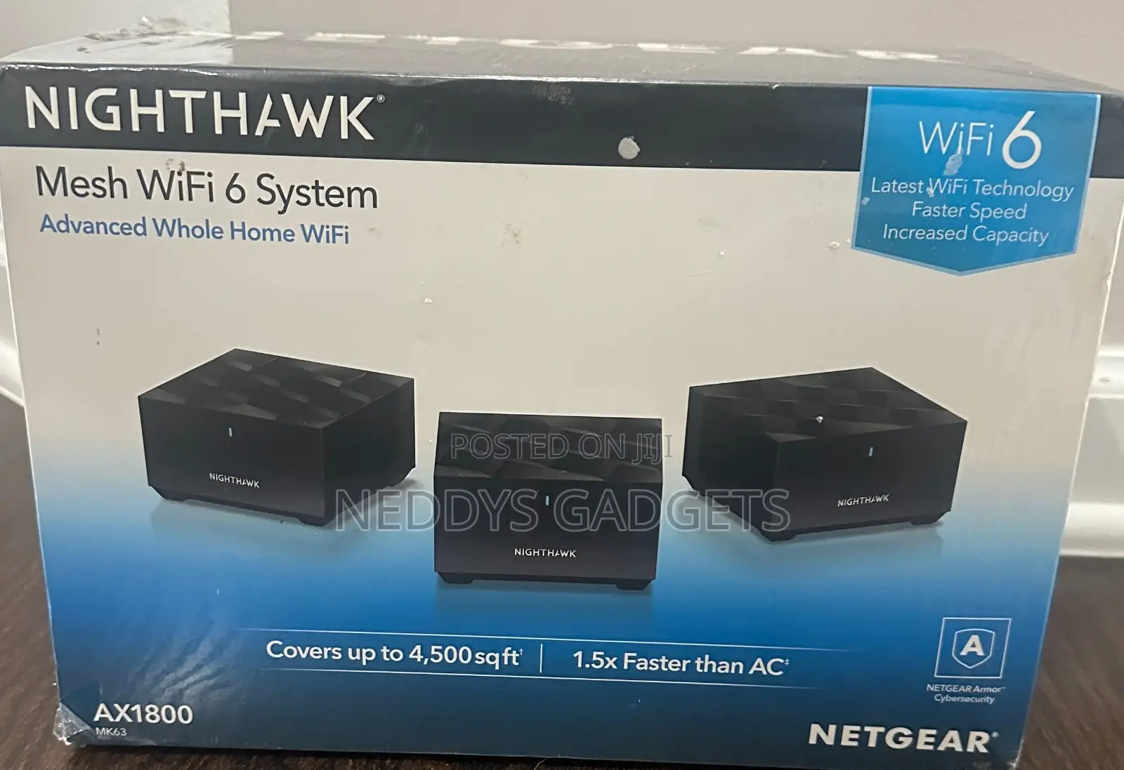 Netgear Nighthawk Whole Apartment Mesh Wifi 6 System, 3-pack