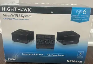Netgear Nighthawk Whole Apartment Mesh Wifi 6 System, 3-pack