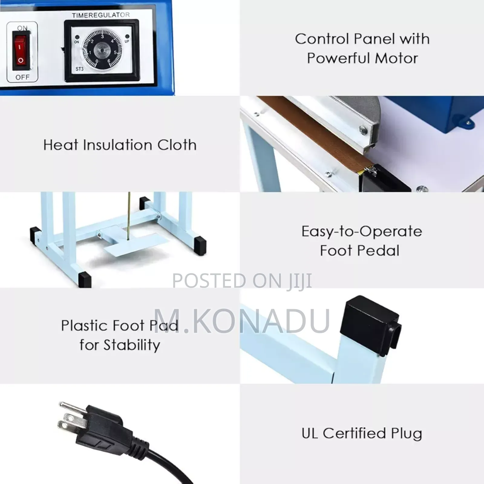 Goplus 110v 12" Foot Pedal, Heat Seal "Sealing Machines"
